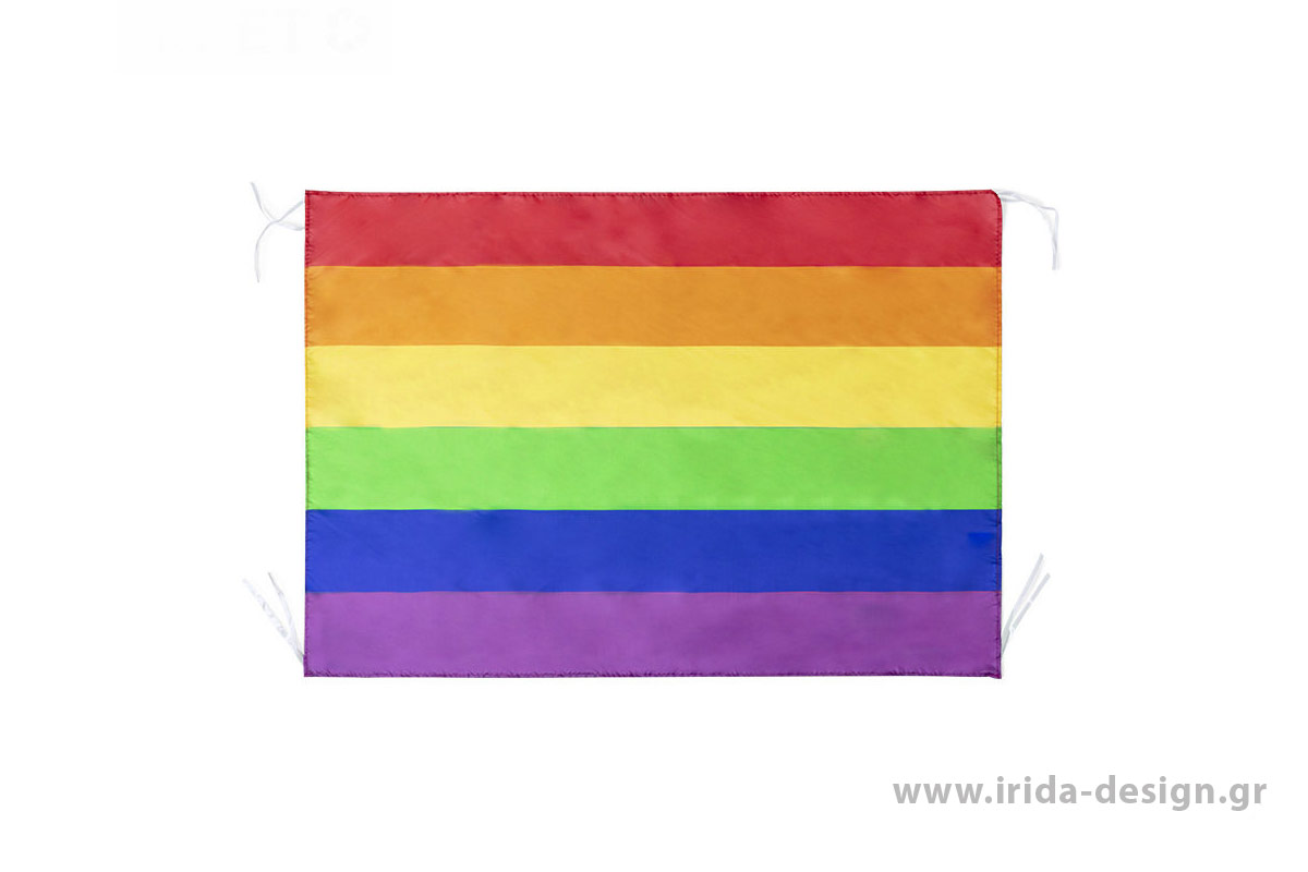 σημαία rainbow από πολυεστέρα