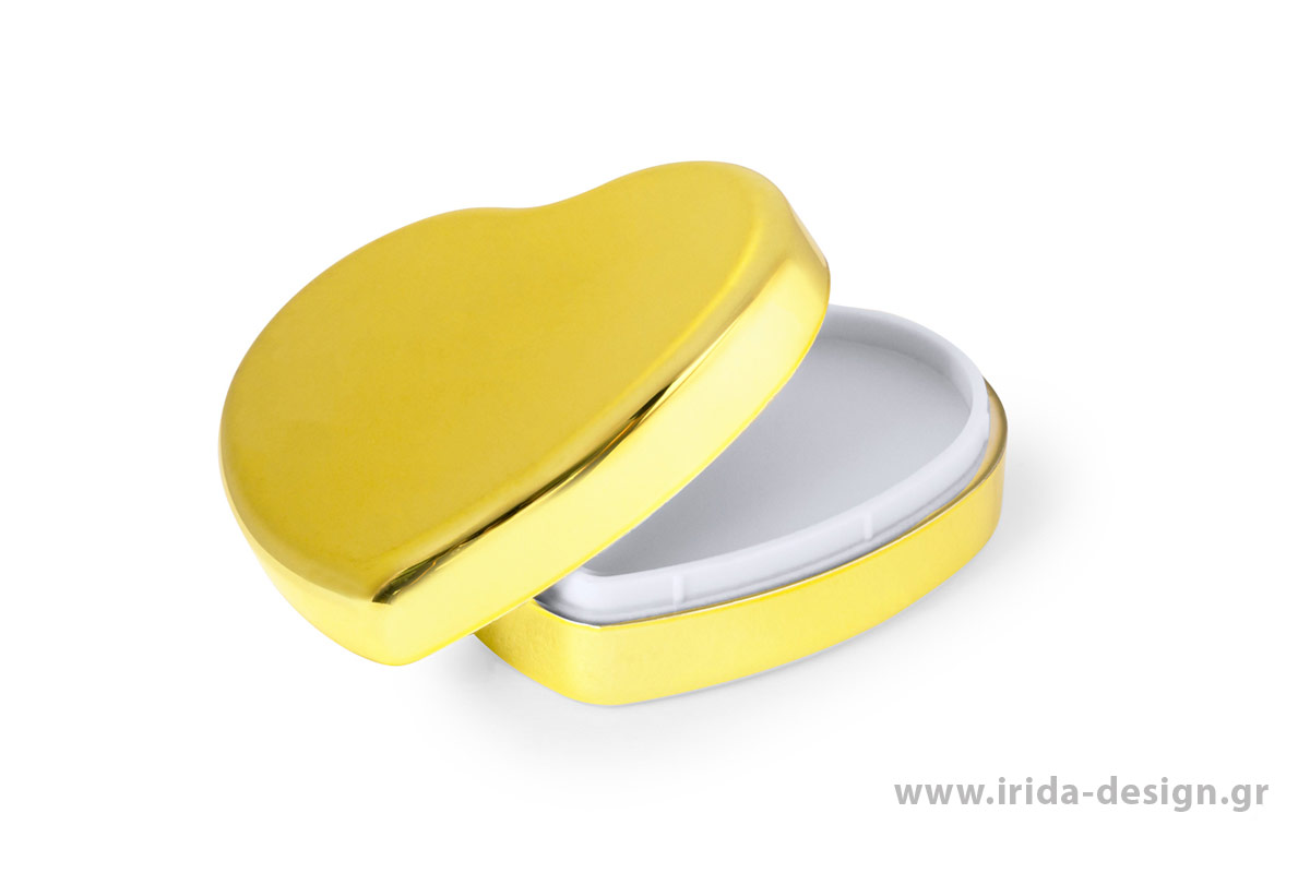 Lip Balm Βανίλια με SPF15 σε Μεταλλιζέ Θήκη Καρδιά