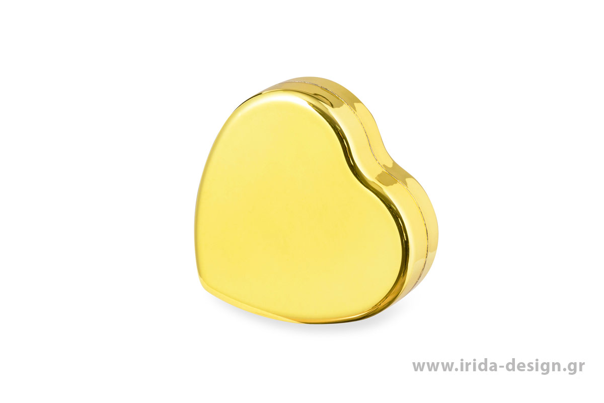 Lip Balm Βανίλια με SPF15 σε Μεταλλιζέ Θήκη Καρδιά