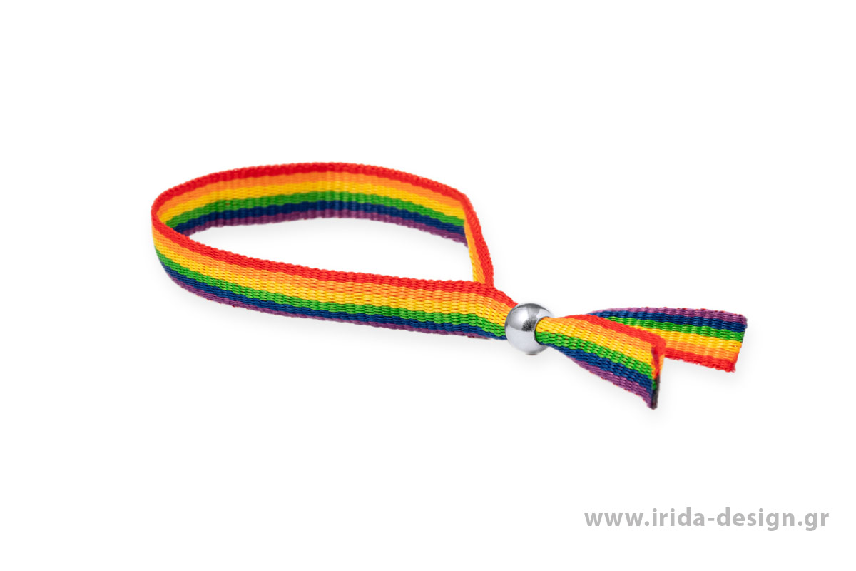 ρυθμιζόμενο βραχιολάκι rainbow
