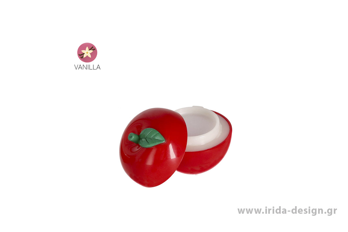 lip balm βανίλια με σχέδια φρούτων